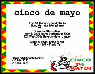 Celebrate Cinco de Mayo at the Art Underground Studio